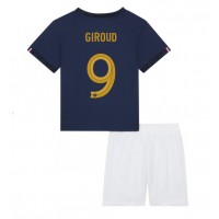 Francuska Olivier Giroud #9 Domaci Dres za djecu SP 2022 Kratak Rukav (+ Kratke hlače)